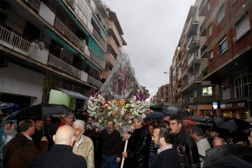 Llegada de la Fuensanta a Murcia