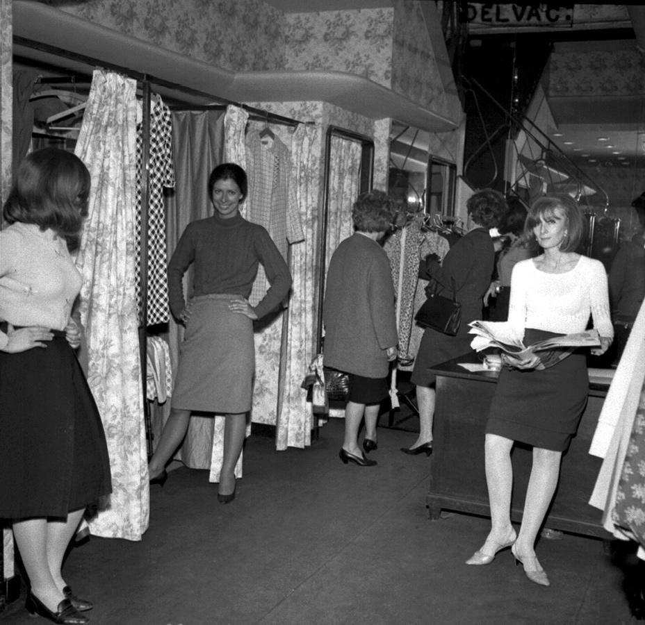 Sonia Rykiel en su boutique "Laura"