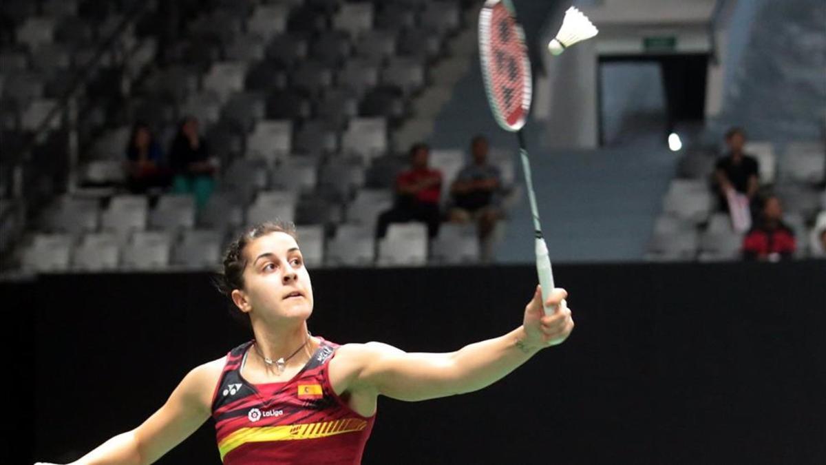 Carolina Marin lideró el triunfo de España femenino