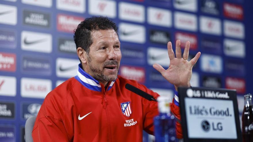 Simeone: “Miraba el partido ayer y decía: ‘Dejamos dos veces eliminado al Barcelona, ¡Dios mío!’”
