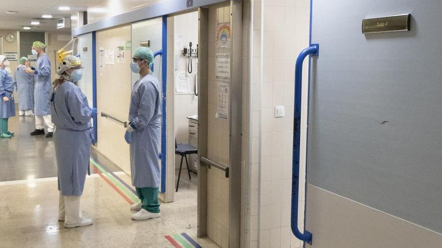 Imatge recurs d&#039;una sala d&#039;urgències a un hospital de Castella- La Manxa