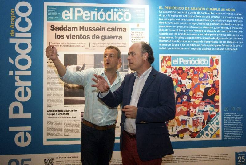 Fotogalería de la inauguración de la exposición de los 25 años del diario