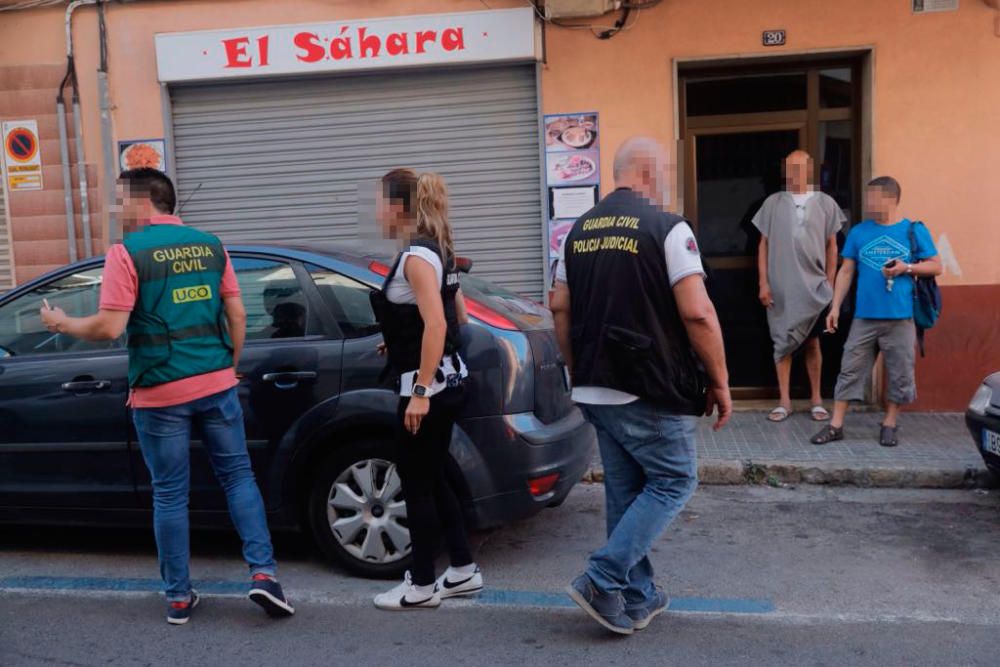 Gran operación contra el narcotráfico en Palma