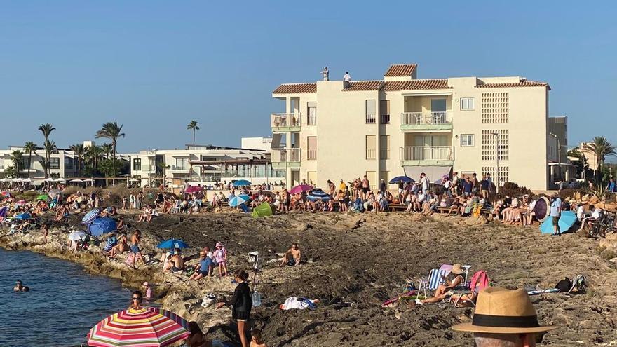 Sonnenfinsternis auf Mallorca: Auch in Colònia de Sant Jordi wird es immer voller