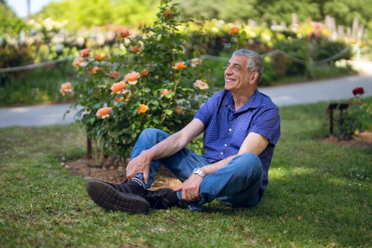El maestro jardinero, en el parque de Cervantes.