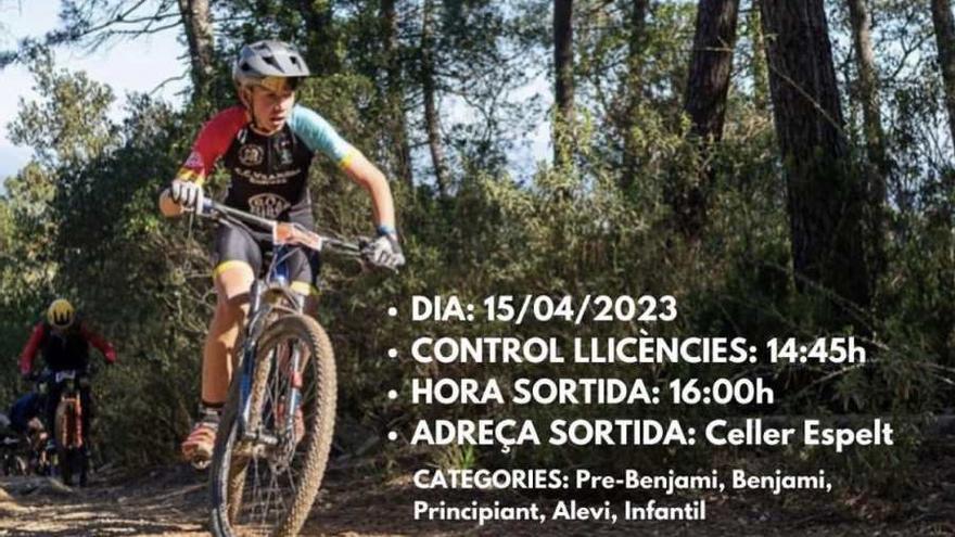 La Copa Catalunya infantil de BTT s&#039;atura a Vilajuïga