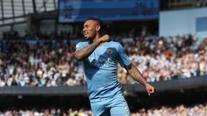 Gabriel Jesus marcó un póquer de goles antes de recibir al Real Madrid