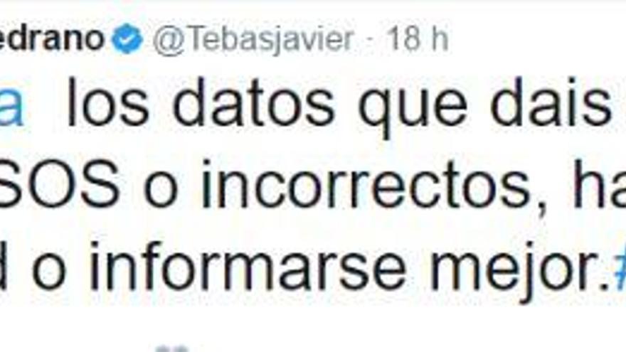 El ´zasca´ de Javier Tebas que hizo rectificar a Marca