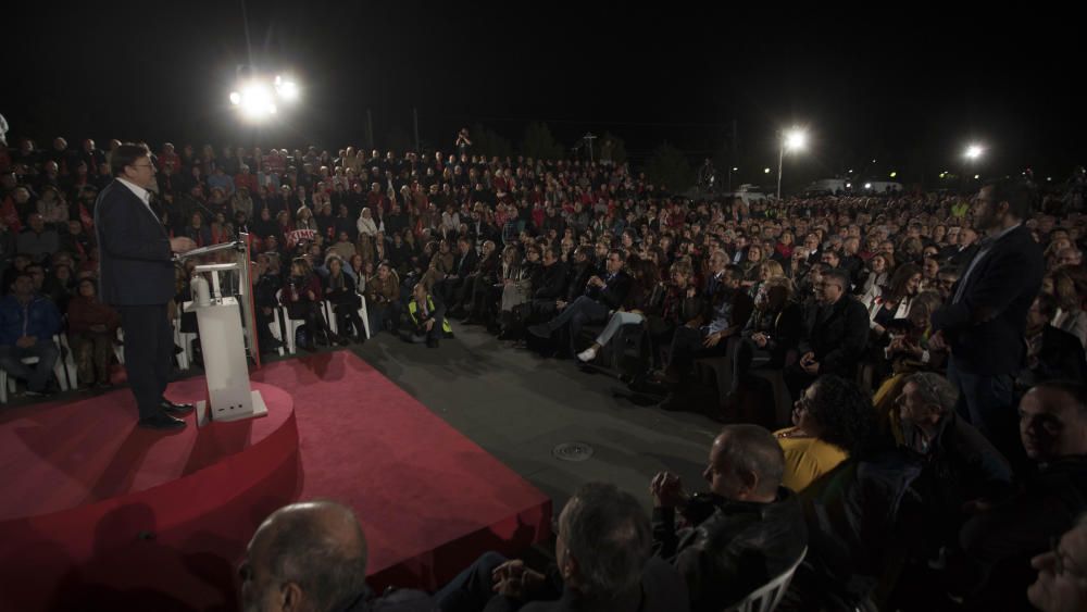 Cierre de campaña de Pedro Sánchez junto a Ximo Puig en Valéncia