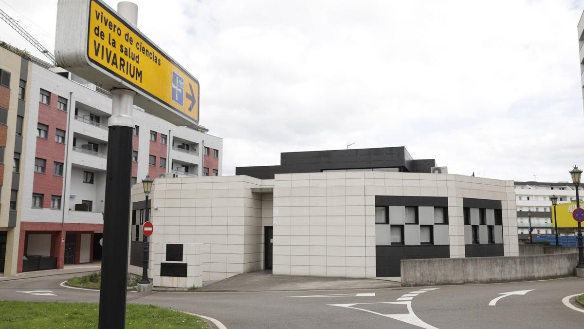 La fachada del Vivero de Ciencias de Salud de La Corredoria.