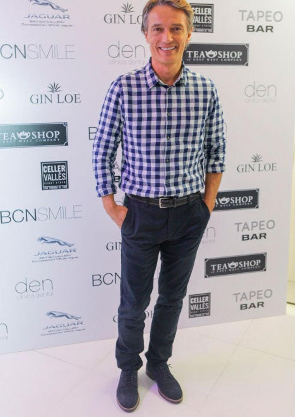 El actor barcelonés Josep Linuesa en el photocall de un evento en Madrid