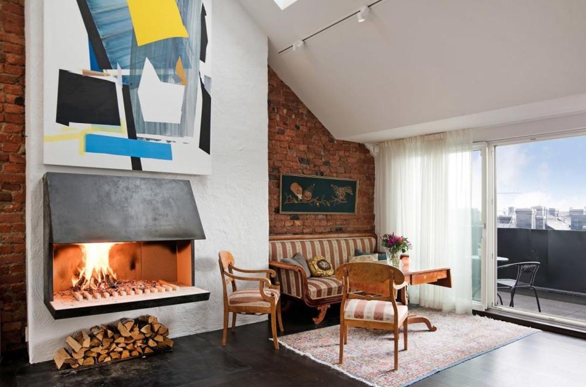 Un ático sueco con vistas de infarto