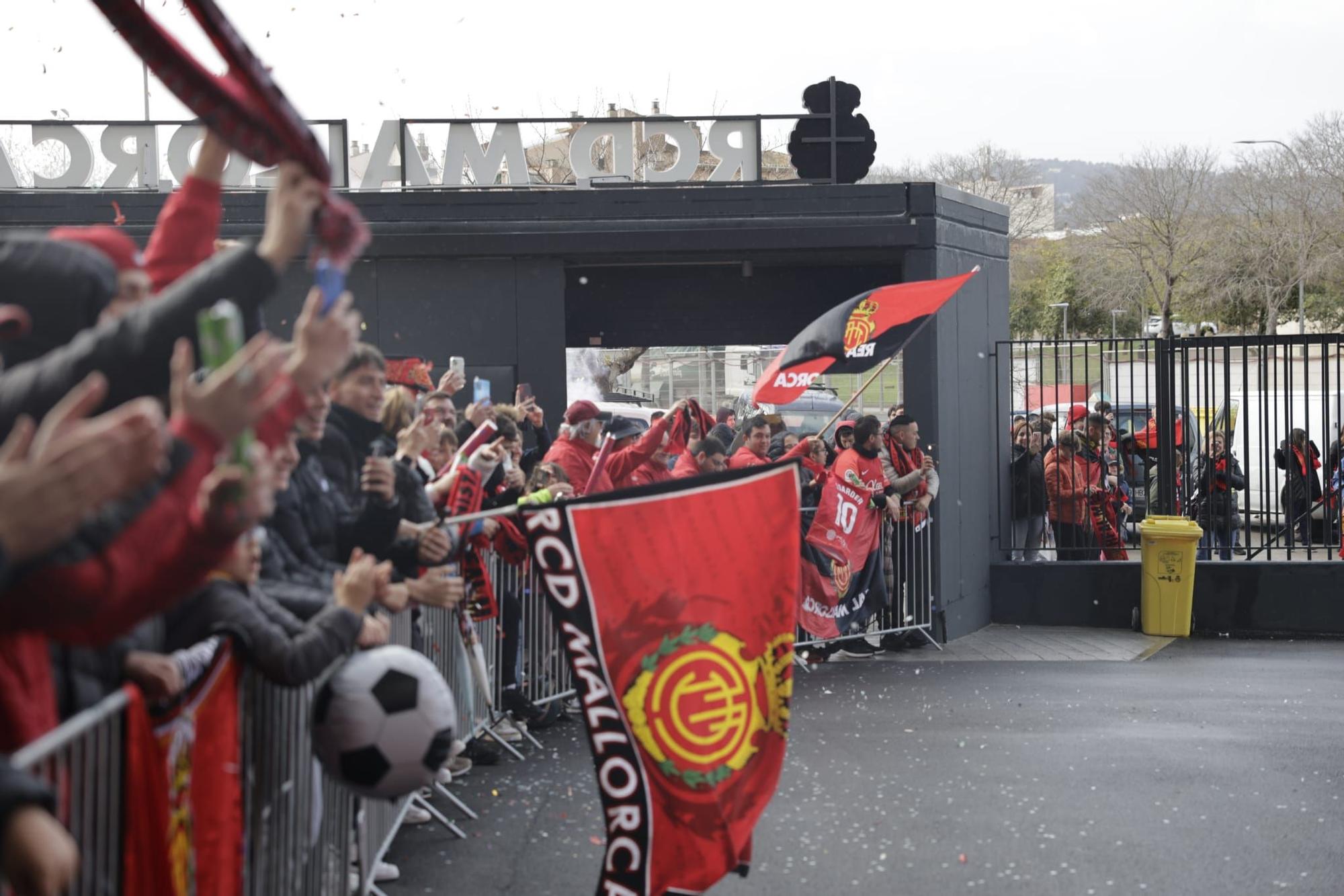 Recibimiento al Real Mallorca en Son Moix