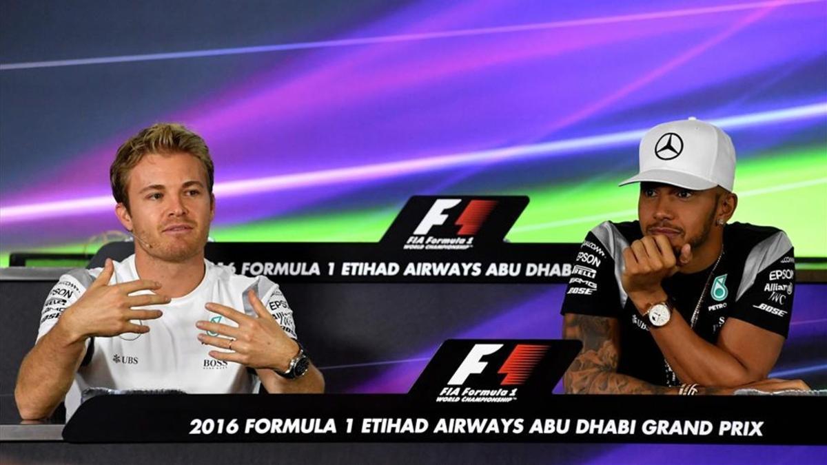 La relación entre Nico Rosberg y Lewis Hamilton fue especialmente tensa en 2016