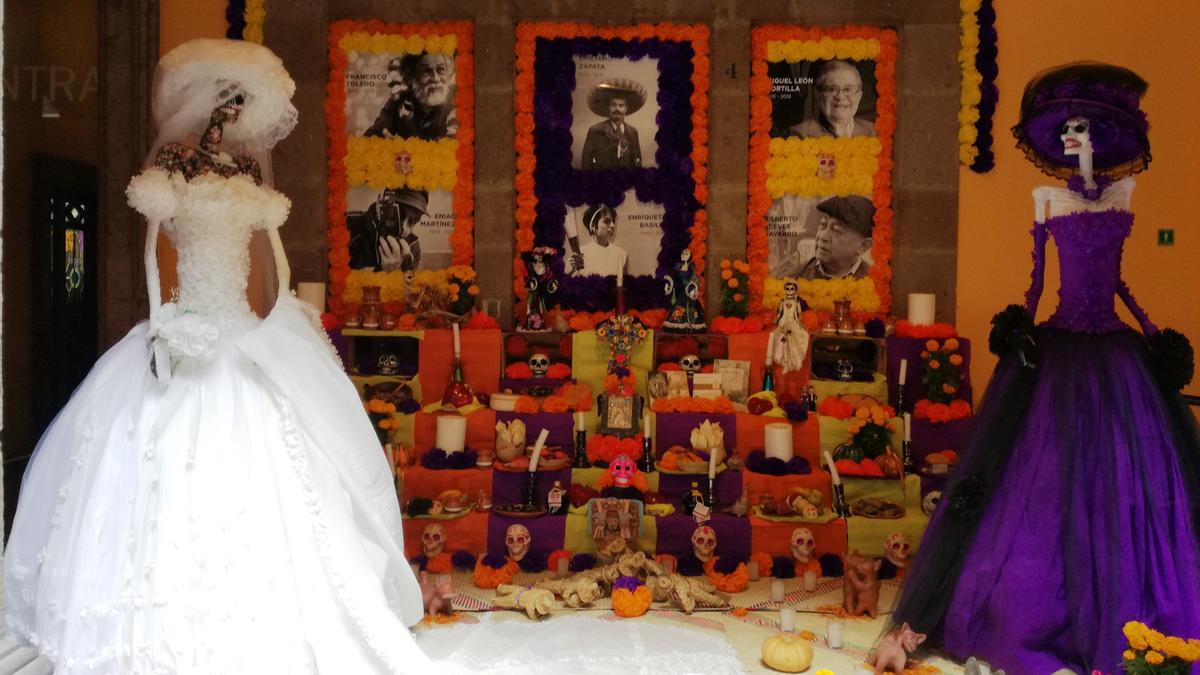 Ciudad de México. Antiguo Colegio de San Ildefonso, «altar de muertos» (2019).