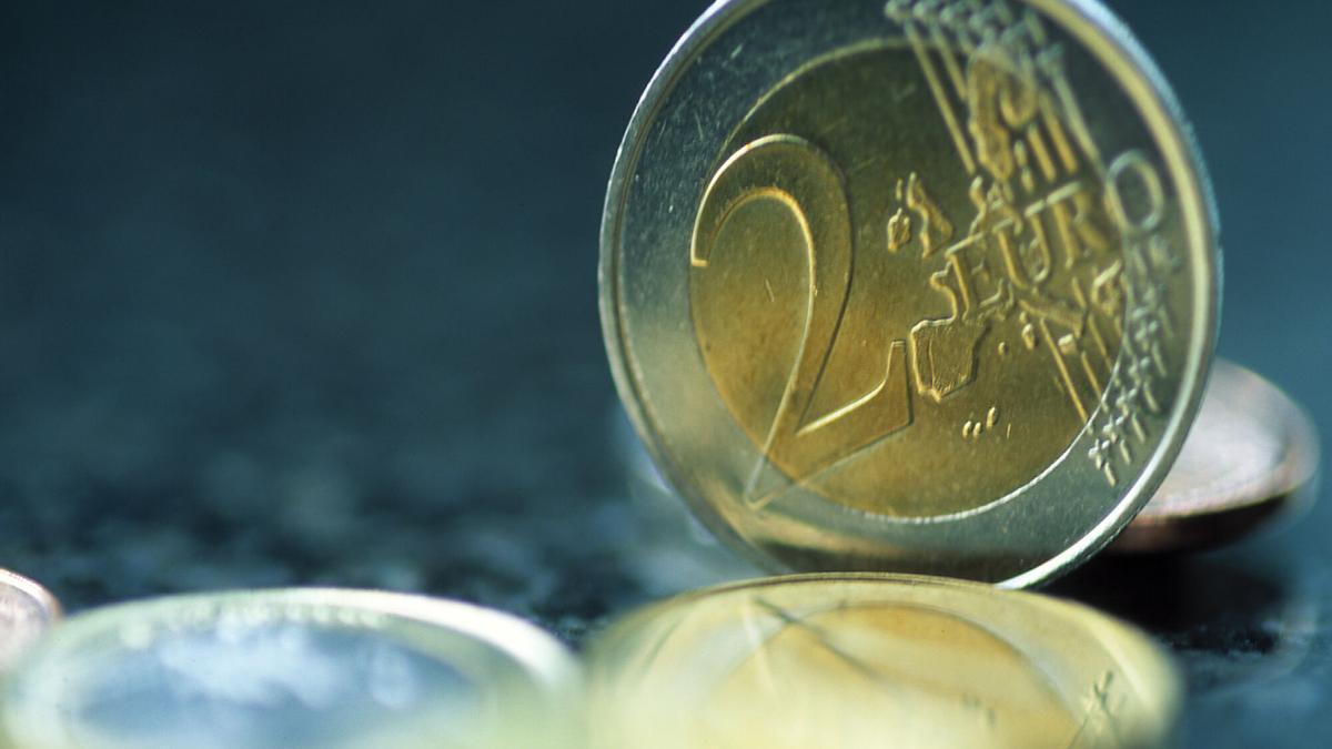 Moneda de dos euros.