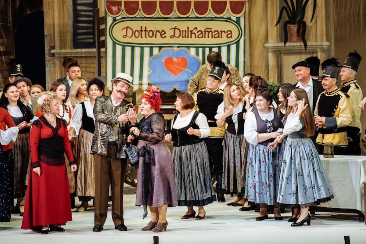 Imagen de una representación de la obra ‘L’elisir d’Amore’