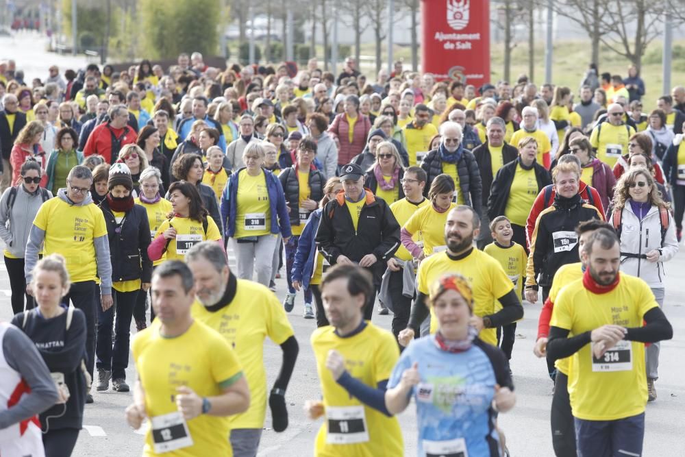 Cursa solidària a Salt pel Dia Mundial contra el Càncer