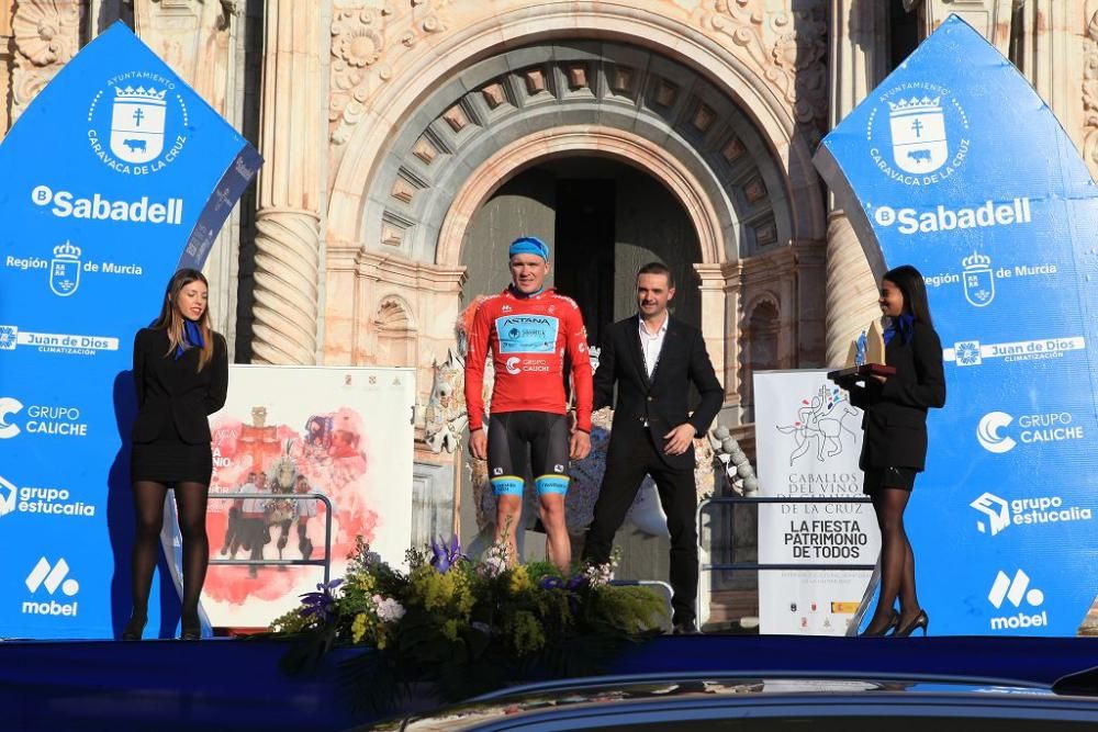 Primera etapa de la Vuelta Ciclista Murcia 2020: Llegada a Caravaca