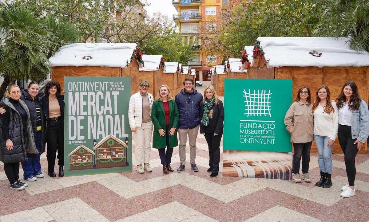 Ontinyent presenta un Mercado de Navidad que amplía calendario e incluirá actividades en el Museo Textil