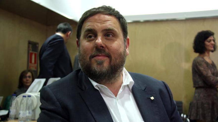 Oriol Junqueras valora la reunió amb Soraya Sáenz de Santamaría