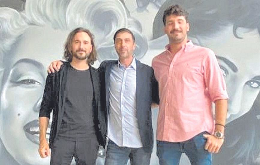 Marc Álvarez, César Santamaría y Jordi Comas.