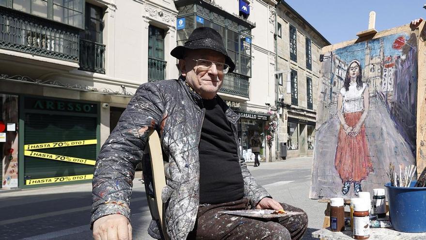Muere el pintor Celso Varela, una vida dedicada a retratar el paisaje y las gentes de Pontevedra