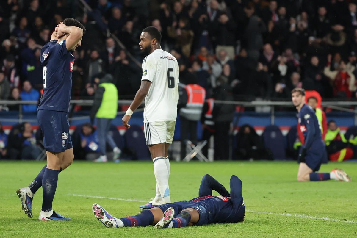 Doué y Gonçalo Ramos lamentan una ocasión desperdiciada