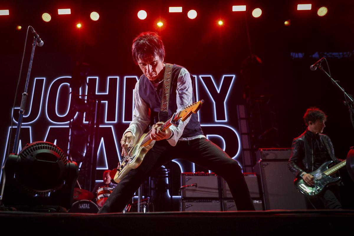 Concierto de Johnny Marr en el Parc del Forum.