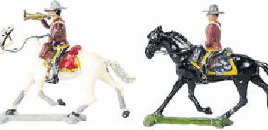 Policia muntada del Canadà. Figures de ple relleu. Josep Capell. C. 1946.