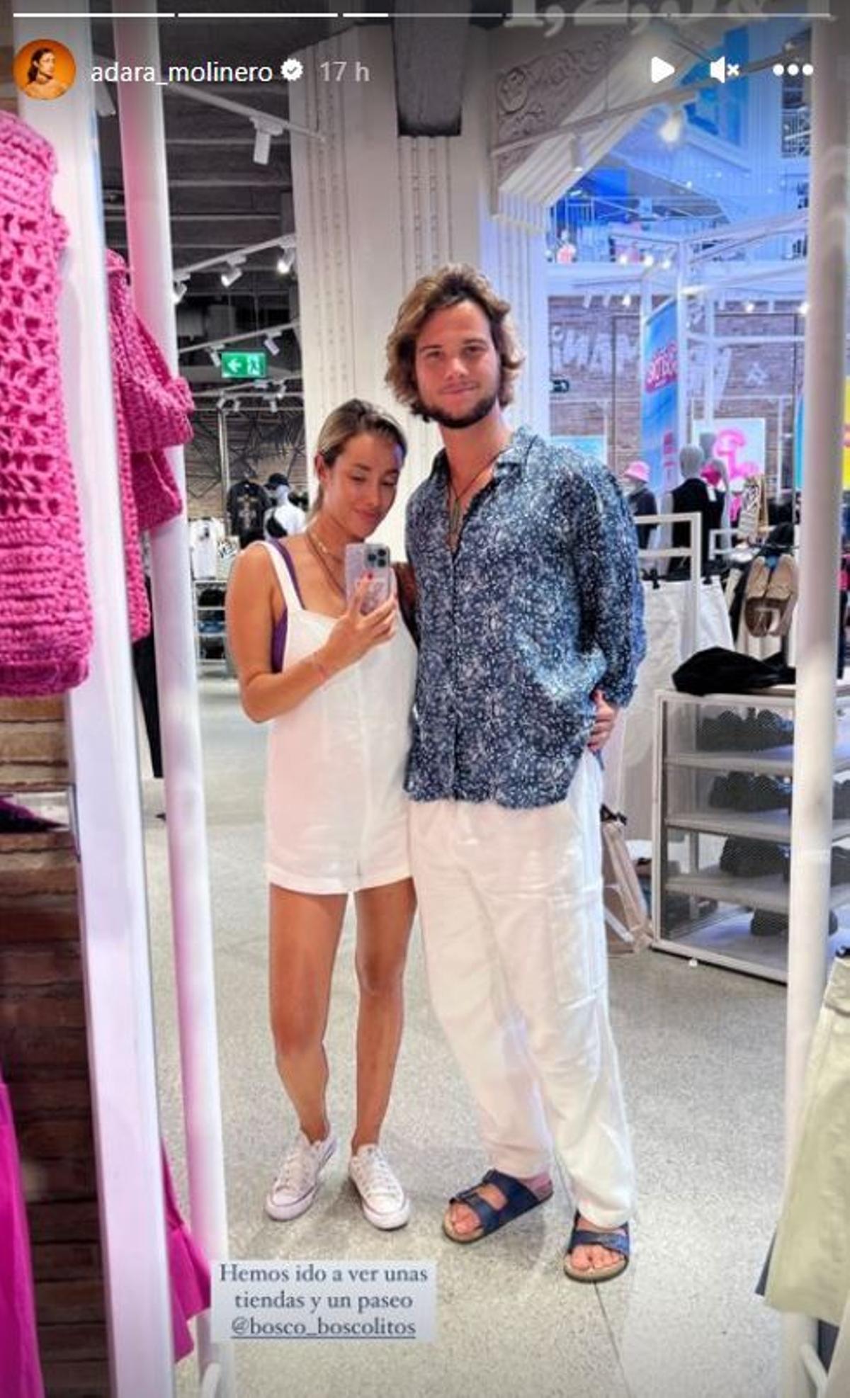 Adara Molinero y Bosco en Primark