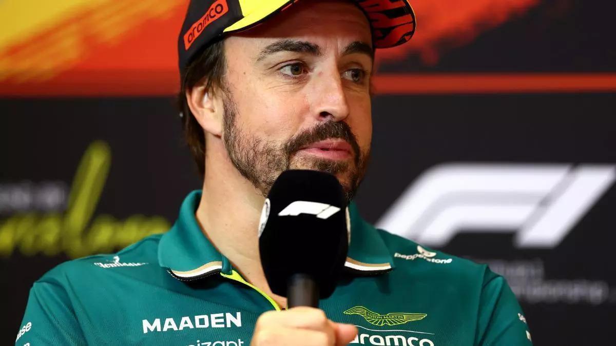 Fernando Alonso, en roda de premsa