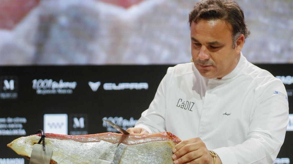 Ángel León presenta el jamón del mar en Madrid Fusión