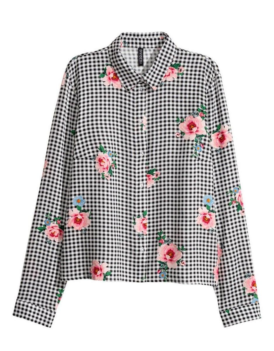Camisa estampada con flores (Precio: 7,49 euros)