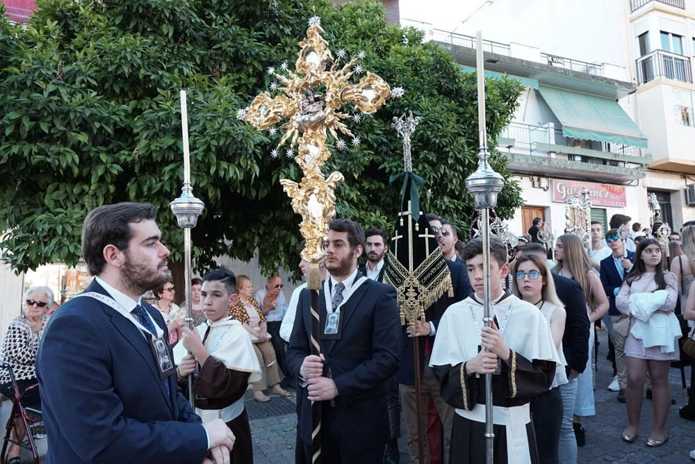 Tarde cofrade con la Reina de los Ángeles, la Virgen de Araceli y el Niño Jesús de Praga