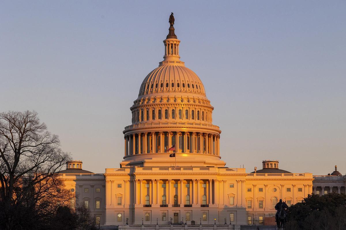 El Capitolio de Estados Unidos, en Washington.