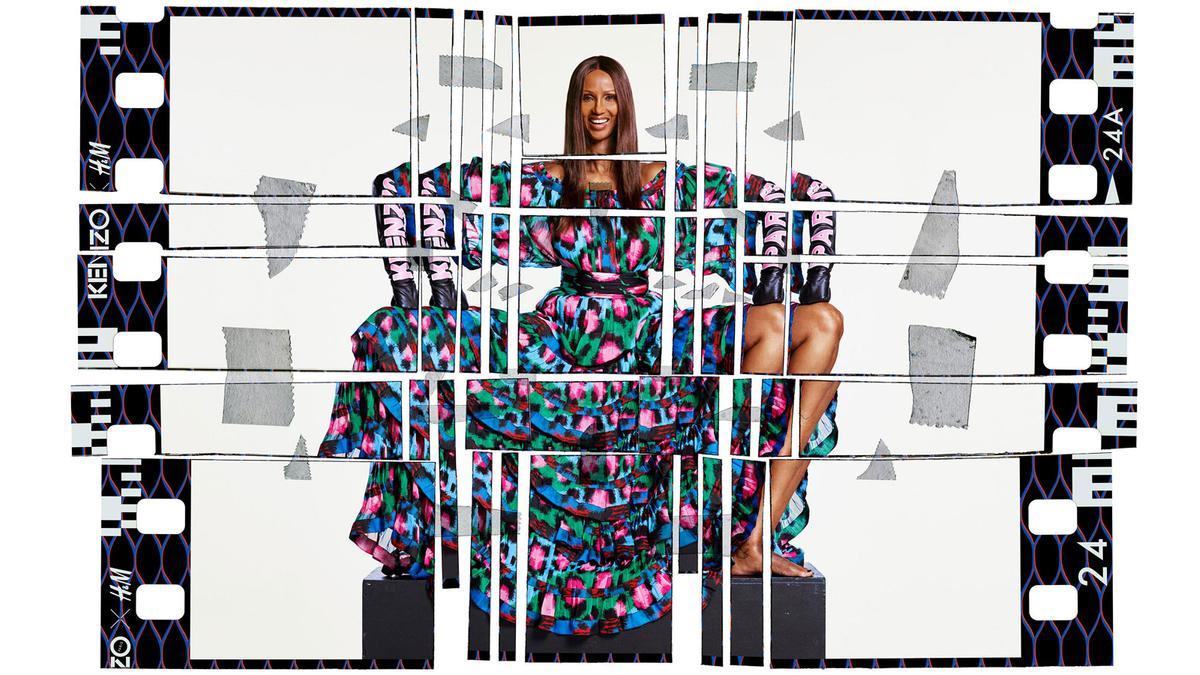 Iman para KENZO x H&amp;M