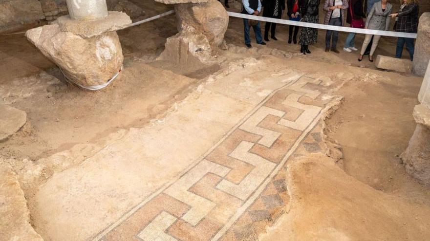 Interior de la Domus Salvius, fotografiado hace más de un año. | F.G.P