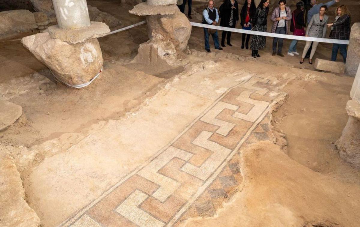 Interior de la Domus Salvius, fotografiado hace más de un año. | F.G.P
