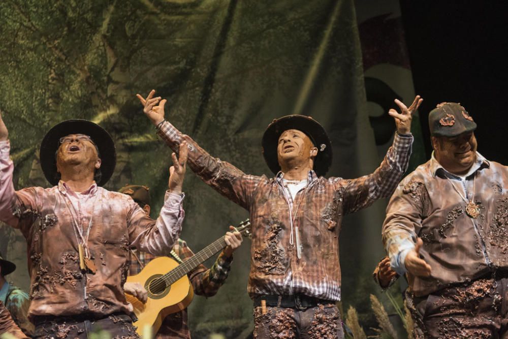 La murga 'Los secos del Rocío'.