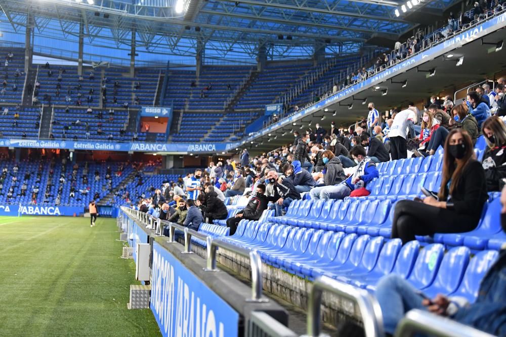 1º partido de la era Covid con público en Riazor