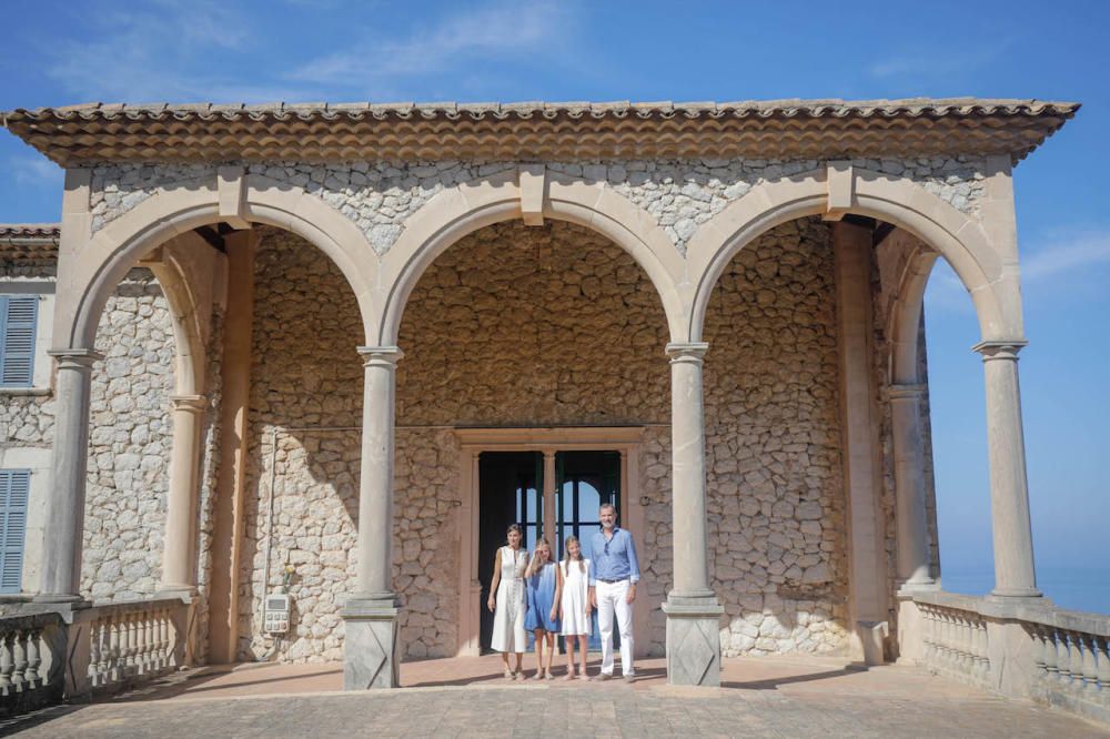 La Familia Real visita Son Marroig y se despide de Mallorca