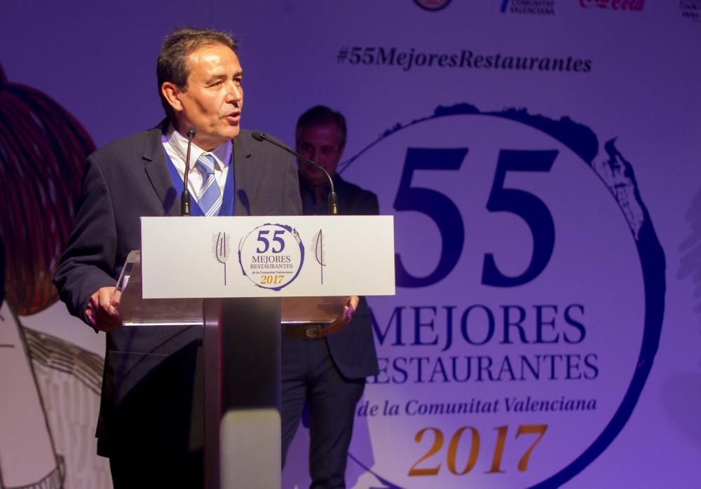 Gala de presentación de la guía de los 55 mejores restaurantes de la C. Valenciana