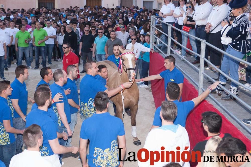 Día uno de mayo, entrada de caballos al Hoyo