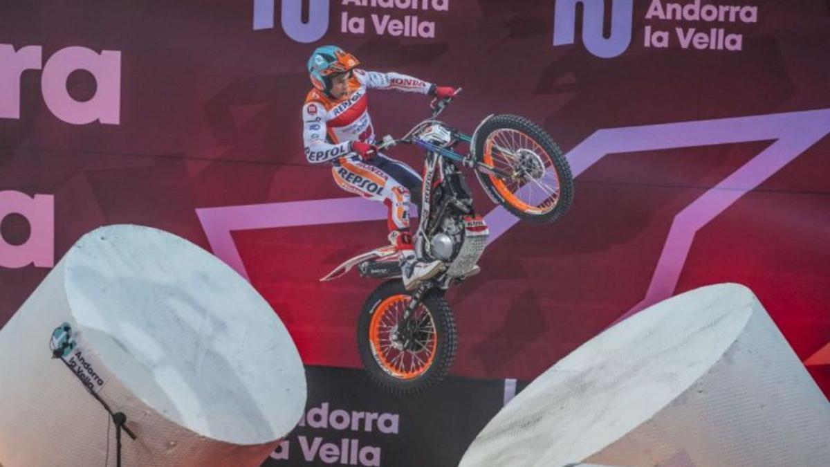 Toni Bou competint a Andorra