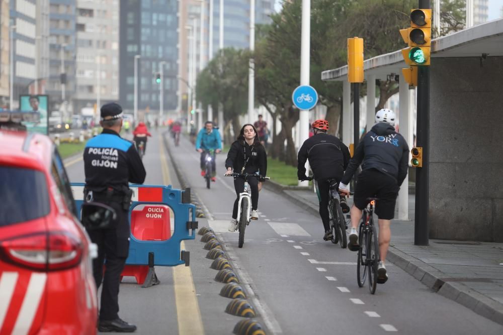 Inicio de la desescalada en Gijón