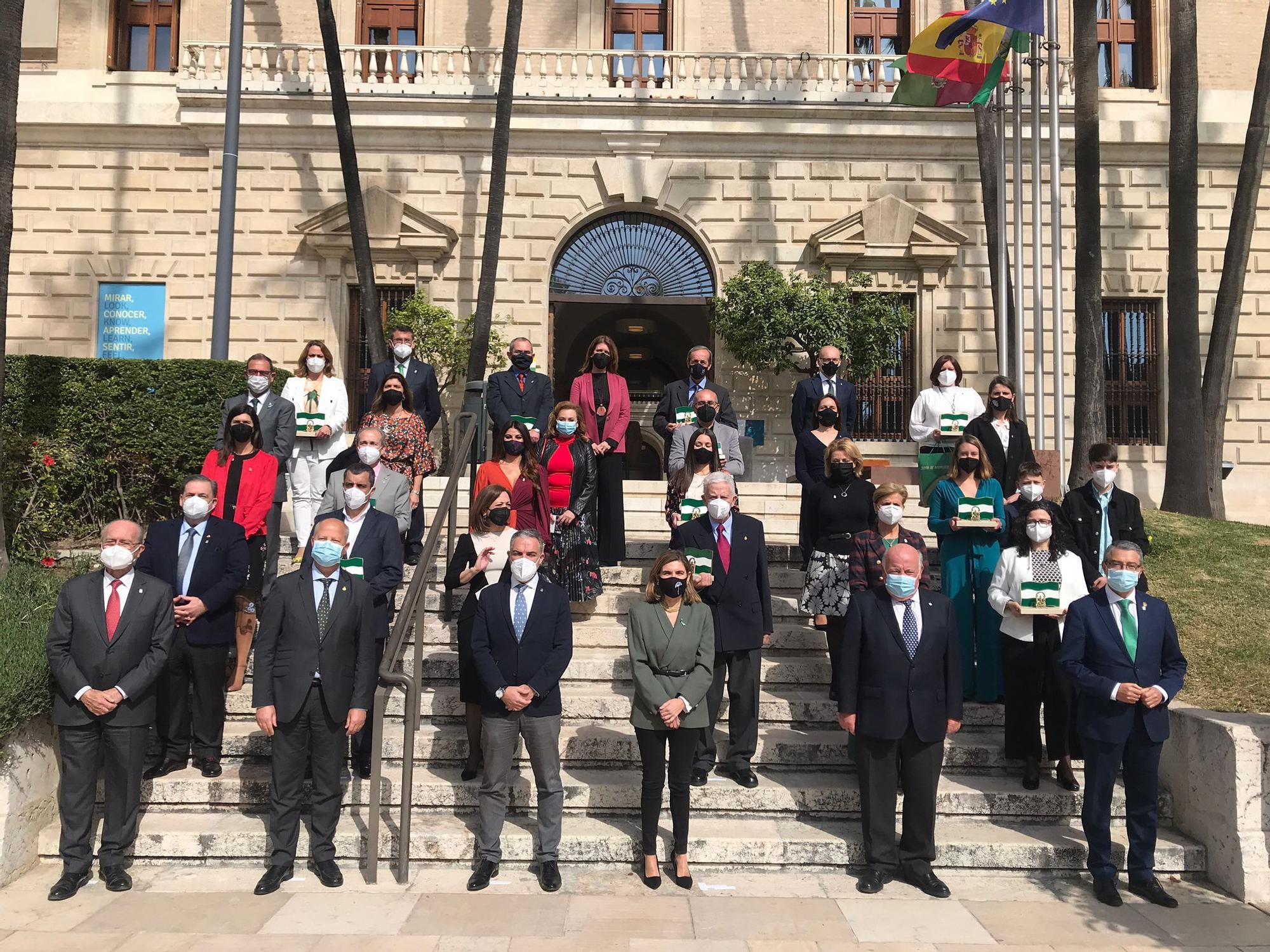 Entrega de los premios por el Día de Andalucía en Málaga