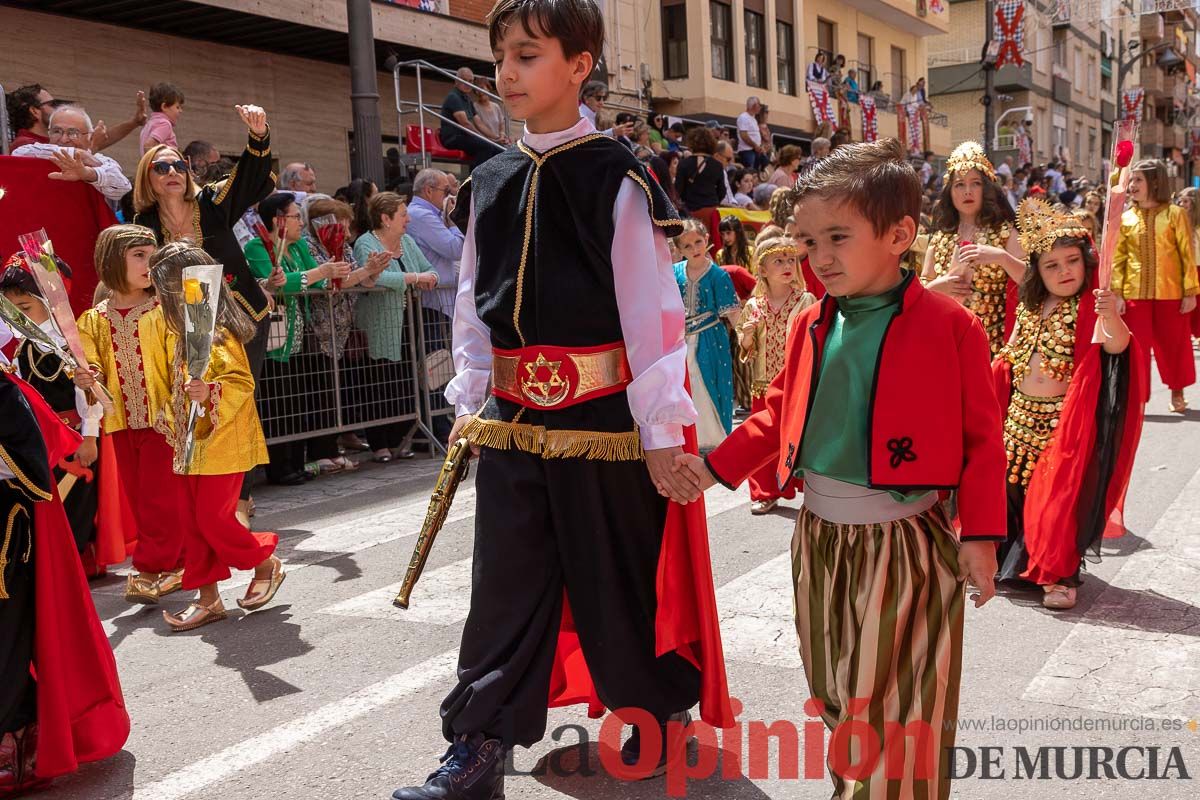 Desfile infantil del Bando Moro en las Fiestas de Caravaca