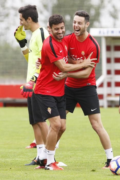 Entrenamiento del Sporting