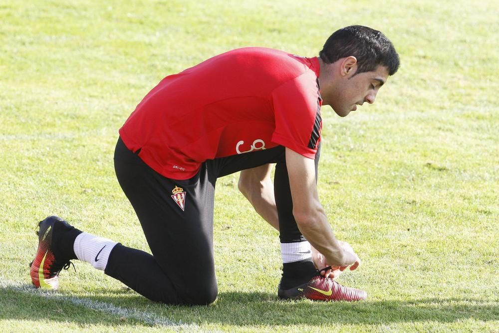 Entrenamiento del Sporting